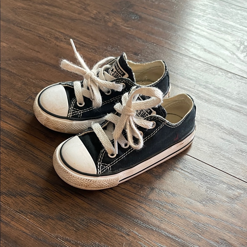Converse Kids Black and White Sneakers